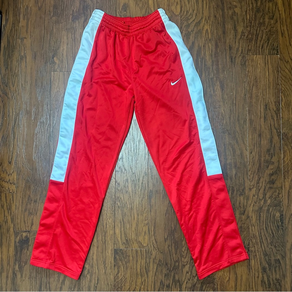 Nike button up tear away track pants mens medium